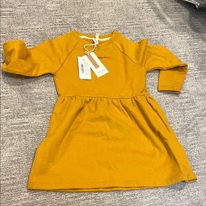 Sunny Mustard Kids Casual Dress